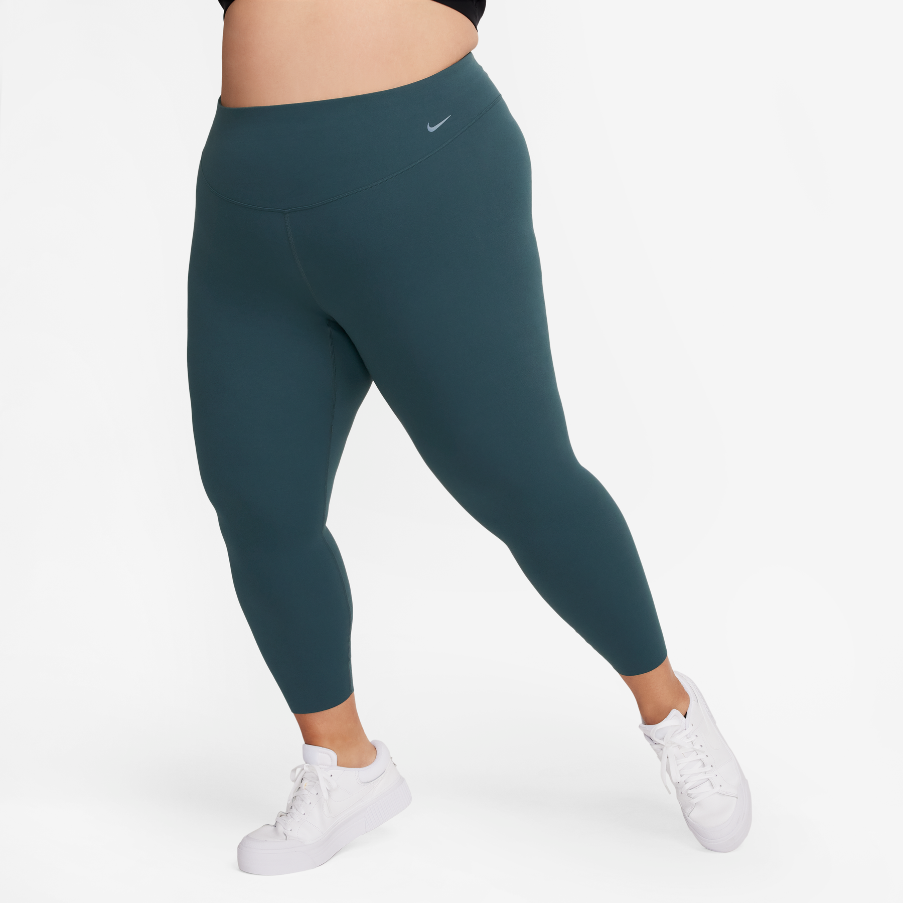 Nike Women's Zenvy Gentle-Support High-Waisted Full-Length Leggings, XXL,  Oil Green